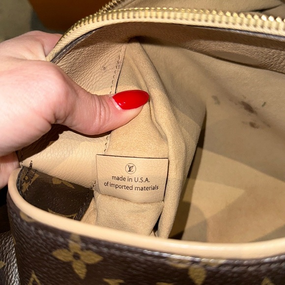 Louis Vuitton Pallas Tote Monogram Canvas Tote Tan - Picture 10 of 16